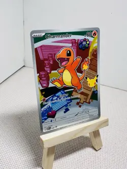 Pokemon First Partner Illustration Collection MEP Charmander 38 Black Star Promo - Image 3
