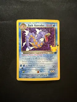 Dark Gyarados 8/82 Holo Rare Celebrations Classic Collection Pokemon - Image 1
