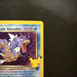 Dark Gyarados 8/82 Holo Rare Celebrations Classic Collection Pokemon - Image 3