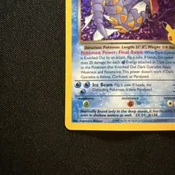 Dark Gyarados 8/82 Holo Rare Celebrations Classic Collection Pokemon - Image 5