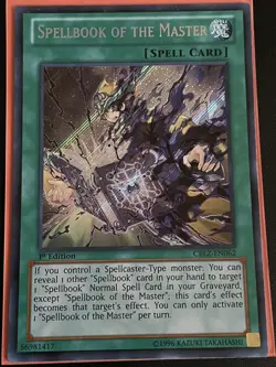 Yu-Gi-oh Spellbook of the Master - CBLZ-EN062 - Secret Rare 1st Edition NM - Image 1