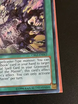 Yu-Gi-oh Spellbook of the Master - CBLZ-EN062 - Secret Rare 1st Edition NM - Image 3