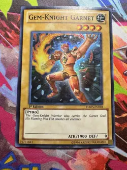 Gem-Knight Garnet - HA05-EN001 - Super Rare - 1st Edition Yugioh NM - Image 1