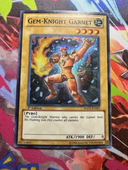 Gem-Knight Garnet - HA05-EN001 - Super Rare - 1st Edition Yugioh NM - Image 4