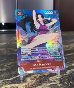 One Piece Card Game OP12-014 Boa Hancock SR NM Alt Art Foil ENGLISH - Image 3
