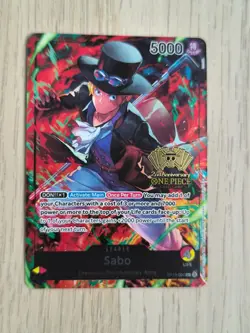 Sabo (2nd Anniversary Tournament) ST13-001 One Piece Promo Card ENGLISH NM - Image 1