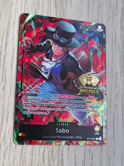 Sabo (2nd Anniversary Tournament) ST13-001 One Piece Promo Card ENGLISH NM - Image 2