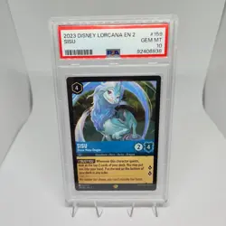 2023 Disney Lorcana EN 2 Sisu Divine Water Dragon #159 PSA 10 - Image 1