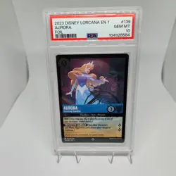 Disney Lorcana - AURORA “Dreaming Guardian” Super Rare FOIL 139/204 - PSA 10 - Image 1