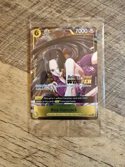 One Piece Boa Hancock Release Event Winner Card P-115 - Image 1