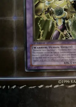Elemental Hero Thunder Giant 1st Ed Ultimate Rare TLM-EN036 MP-HP Vintage Yugioh - Image 3