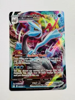 Pokemon TCG Kyurem VMAX Holo Ultra Rare Card Sword & Shield Lost Origin - Image 1