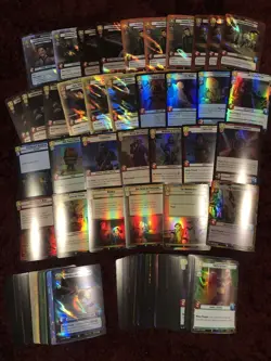 Star Wars Unlimited Tcg Secrets Of Power And A Lawless Time 260 Card Foil Lot - Image 1
