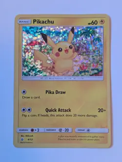 Pokemon TCG Pikachu Card McDonald's Promos 2018, Holo, 4/12 - Image 2