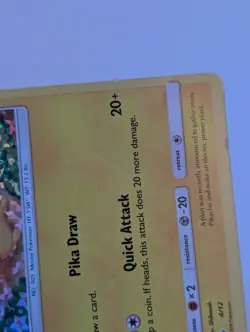 Pokemon TCG Pikachu Card McDonald's Promos 2018, Holo, 4/12 - Image 4