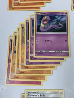 Pokemon TCG Hidden Fates Complete Common & Uncommon Set NM + Energy Cards Set - Image 4