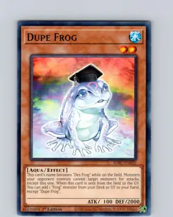 Yu-Gi-Oh TCG Dupe Frog SDFC-EN022 1st Edition Regular Common Card NM - Image 1