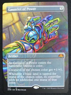 Gauntlet of Power Borderless - DMR - Mtg Card #4M6 - Image 1