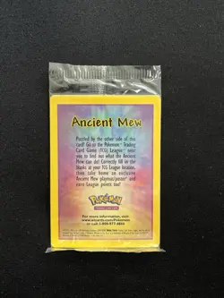 Pokemon TCG Ancient Mew Holo Card 2000 Movie Promo, Original Sealed - Image 2