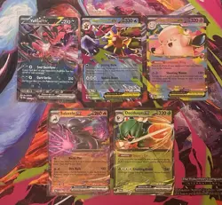 Perfect Order EX Lot (5 Cards) Yveltal Starmie Clefable Salazzle Decidueye NM - Image 1