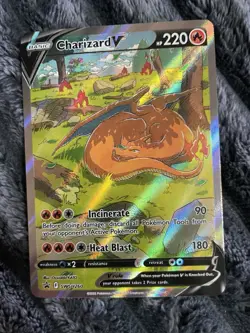 Pokemon Charizard V Full Art Promo Holo SWSH: Sword & Shield SWSH260 Card - Image 1