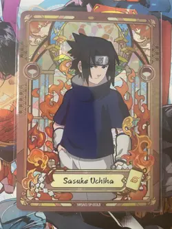 Sasuke Uchiha NRSA01-SP-002L5 Naruto Kayou Heavens Scroll Card - Image 1