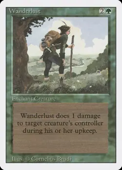 MTG Wanderlust ** Revised Edition ** English (NM) - Image 1