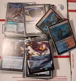 108 Pc. MTG BLUE RARES & MYTHICS Lot PLUS 2 Steam Vents - Image 4