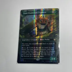 Loot, Exuberant Explorer (Borderless) (Mana Foil) Foundations Foil - Image 2