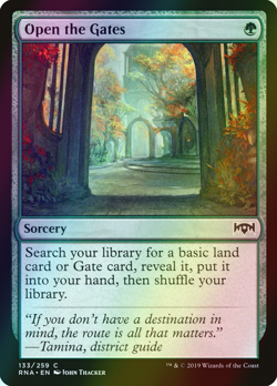 MTG Open the Gates Foil ** Ravnica Allegiance ** English (NM) - Image 1