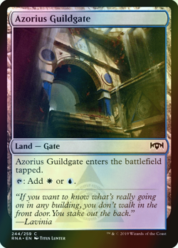 MTG Azorius Guildgate Foil ** Ravnica Allegiance ** English (NM) - Image 1