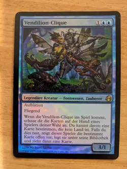 MtG *FOIL* German Vendilion Clique from Morningtide, Moderately Played - Image 1