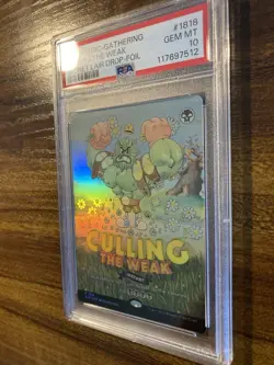 MTG✨CULLING THE WEAK Full Art🌈 FOIL✨SLD Twisted Toons PSA 10 RARE Instant POP 2 - Image 4