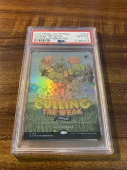MTG✨CULLING THE WEAK Full Art🌈 FOIL✨SLD Twisted Toons PSA 10 RARE Instant POP 2 - Image 5