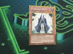 PGLD-EN089 YUGIOH Summoner Monk Gold Rare 1st edition NEAR MINT/MINT - Image 1