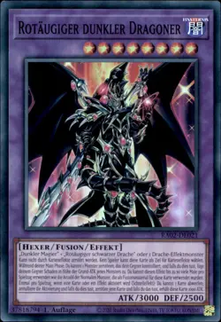 Yugioh RA02-DE021 - Rotaugiger dunkler Dragoner - Super Rare - Image 1