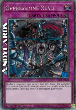 OPPRESSIONE REALE (Royal Oppression) Segreta Platino • RA04 IT120 • 1Ed • Yugioh - Image 1