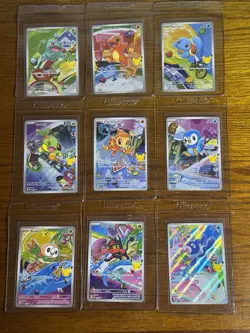 Pokemon 2026 First Partner Series 1 llustration Collection Full Set of 9 Promo - Image 1