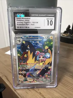 Pokemon - Iono’s Kilowattrel #163/159 - Journey Together - CGC 10 - Gem Mint - H - Image 1