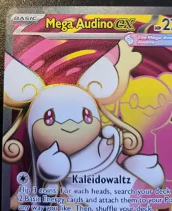 Mega Audino EX 253/217 Ultra Rare Ascended Heroes Pokemon TCG - Image 2