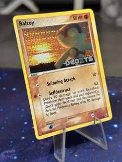 Pokemon Baltoy #53/107 Reverse Holo Common - 2005 EX Deoxys - Near Mint (NM) - Image 1