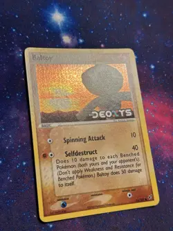 Pokemon Baltoy #53/107 Reverse Holo Common - 2005 EX Deoxys - Near Mint (NM) - Image 3