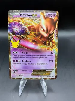 TCG POKEMON MEWTWO EX HOLO CELEBRATIONS 54/99 - Image 1