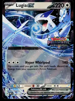Lugia ex (Prismatic Evolutions Stamped) 082/131 Holofoil Pokemon Near Mint - Image 1