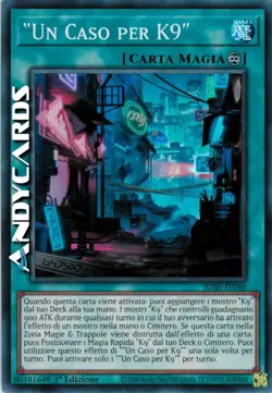 UN CASO PER K9 • (A Case For K9) • Super R • JUSH IT040 • 1Ed • Yugioh ANDYCARDS - Image 1