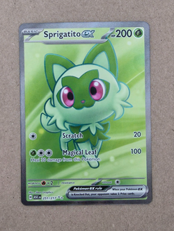 Sprigatito ex 251/217 Ascended Heroes Full Art Holo Pokemon TCG - Image 1