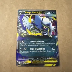 Mega Absol ex - 086/132 Double Rare Holo ME01: Mega Evolution NM Pokemon - Image 1