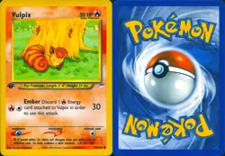 VULPIX 91/105 COMMON NEO DESTINY POKEMON 1ST EDITION MP - Image 3