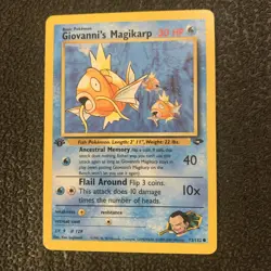 Giovanni's Magikarp - 1st Edition - 73/132 Gym Challenge - Pokemon TCG - 2000 NM - Image 1