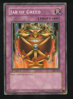 Jar of Greed [1st Edition] SKE-047 - YuGiOh Starter Deck: Kaiba Evolution - Image 1